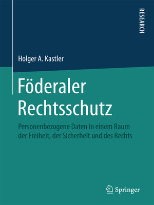 cover image of Föderaler Rechtsschutz